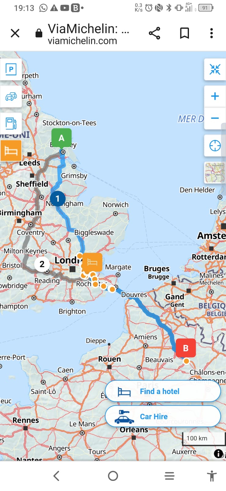 Map of Day 1